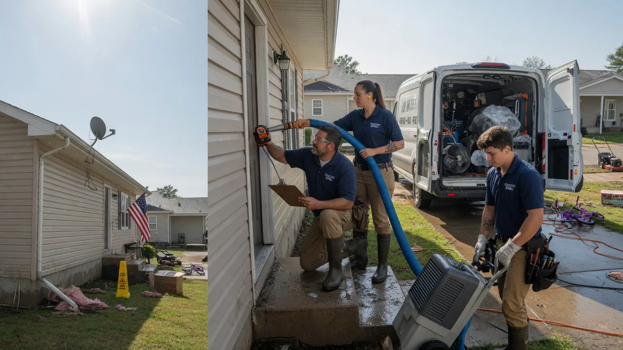 Ceiling Water Damage Restoration in Glassport, PA near me
